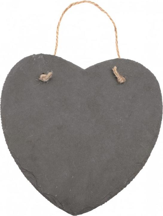 Produktbild Glorex Schieferstein mit Hänger Herz