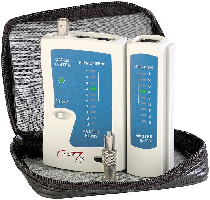 Produktbild 7links 3in1-Kabeltester für RJ-45, RJ-11 und BNC