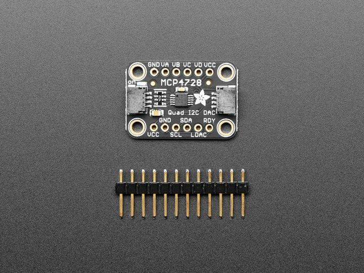 Actual product image Adafruit MCP4728 Quad DAC mit EEPROM, Stemma QT