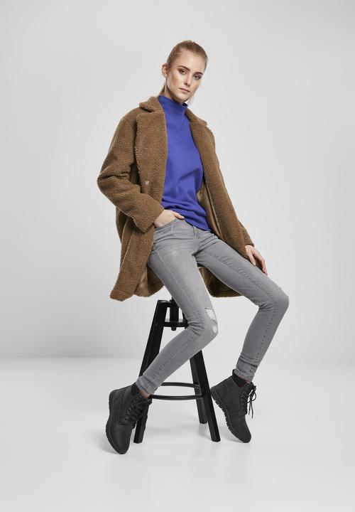 Actual product image Urban Classics Ladies Oversized Sherpa Coat