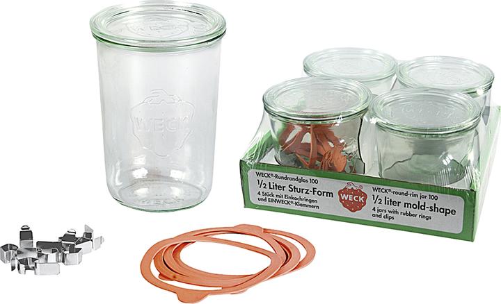 Actual product image Weck lintel shape (4 pcs., 0.75 l)