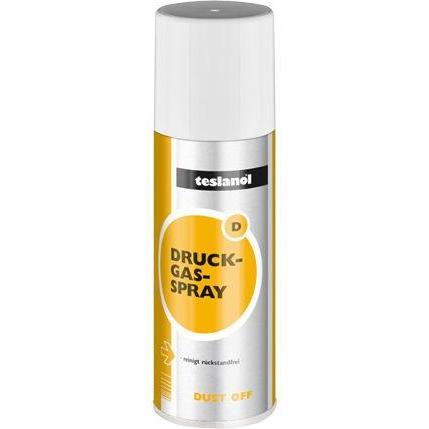 Teslanol, Reinigung PC + Peripherie, Druckgasspray brennbar