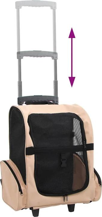 Produktbild vidaXL Haustier-Trolley (Katze, Faltbar)
