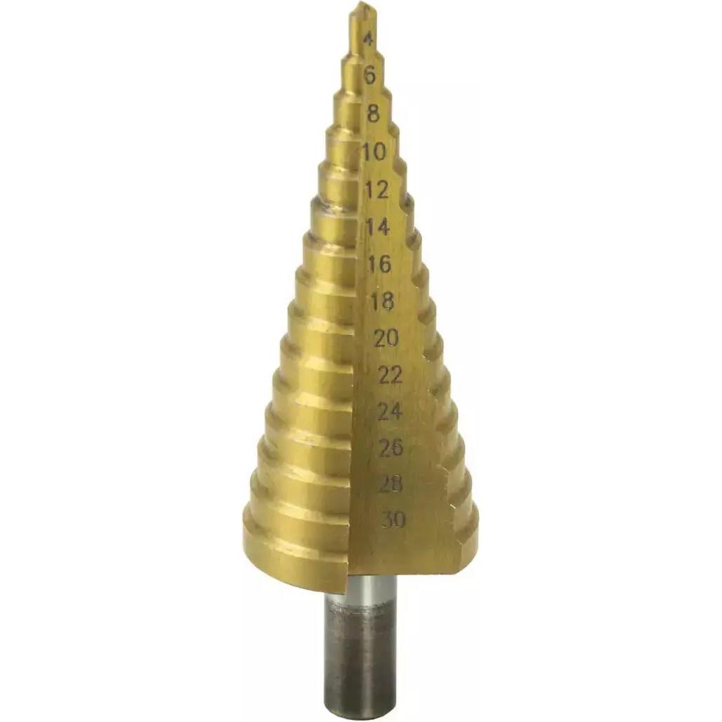 Dedra, Bohrereinsatz, step drill 4 6 10 12 14 16 8 18 20 30 22 24 28 26 mm (WMST0430) (4, 6, 8, 10, 12, 14, 16, 18, 20, ...