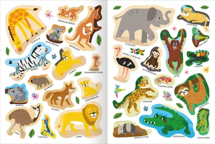 Produktbild Stickerheft, Bilderlexikon - Tiere