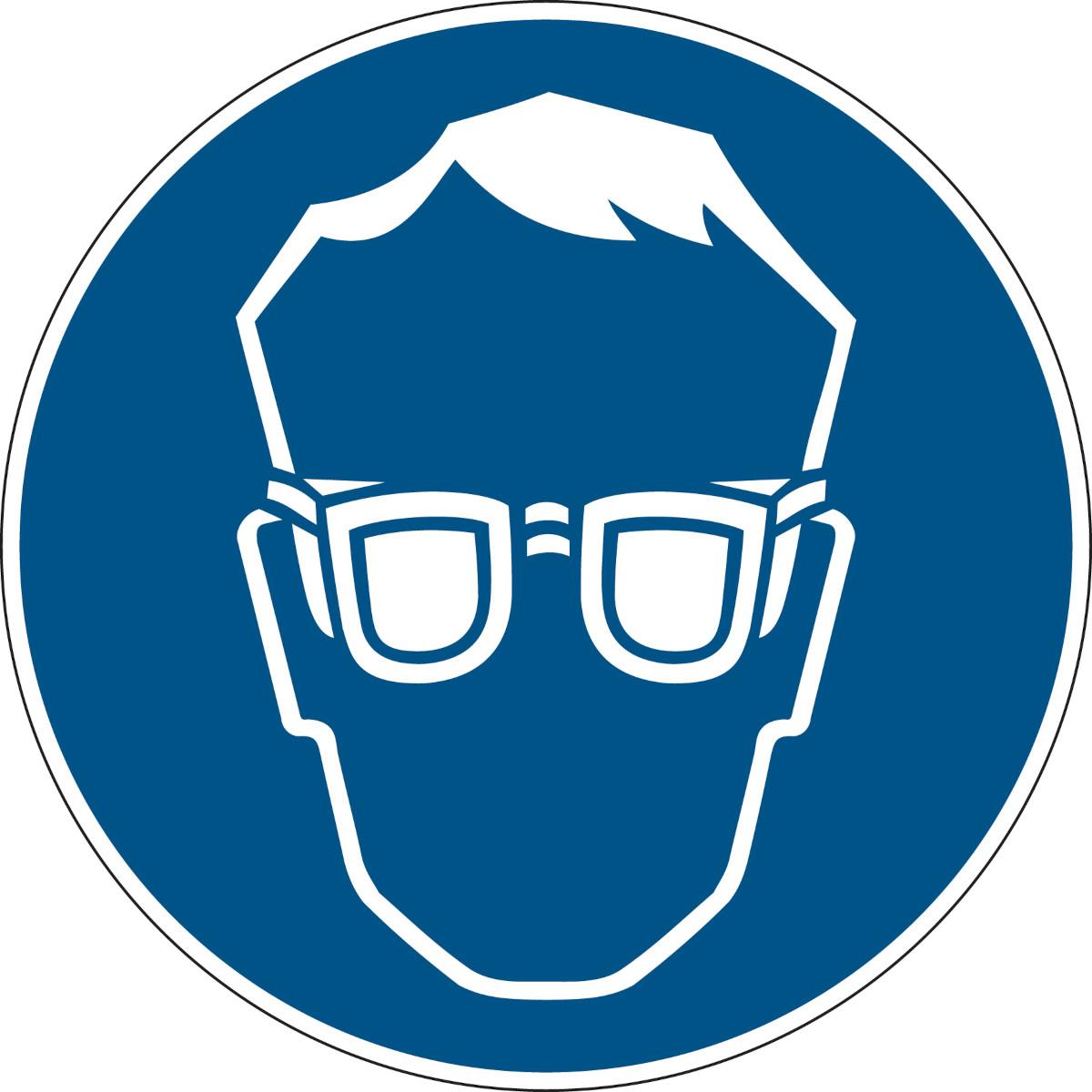 Brady Floor Safety Sign - Mandatory (PIC 250-DIA 500-B7538)