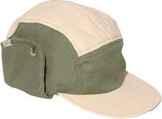 Actual product image KiETLA Camper Kappe, natur-grün, 43-46 cm (43, 44, 45, 46)