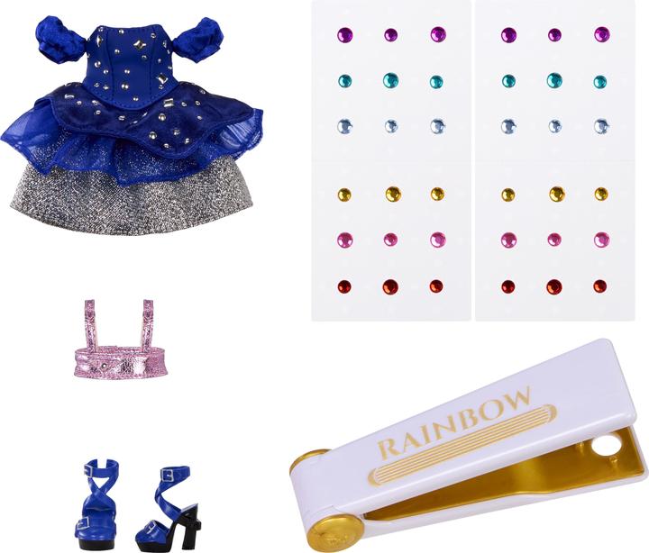 Actual product image Rainbow High - Be Dazzling Fashion Dolls - Blue - Genevieve Bleue (597810)
