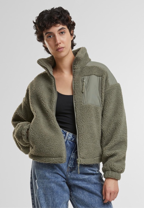 Produktbild Urban Classics Ladies Sherpa Mix Jacket - 117655 (S)