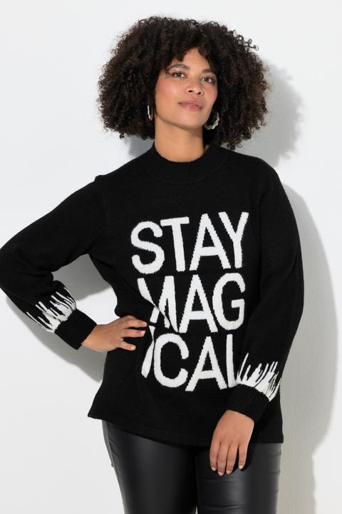 Image du produit Angel of Style Pull manches ballon, message STAY MAGICAL (54)