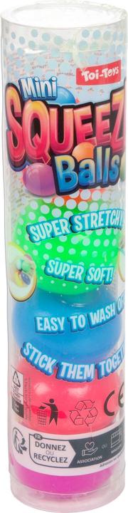 Produktbild Toi-Toys Fun Mini Squeeze Balls Stickeezz in Tube, 5 Stk.
