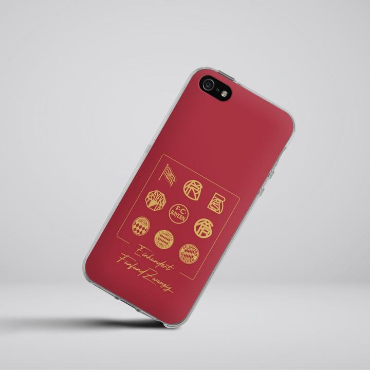 Produktbild DeinDesign Silikon Hülle für Apple iPhone SE (2016-2019) Handyhülle Case Smartphone Schutzhülle FCB 125 Jahre (Apple iPhone SE)