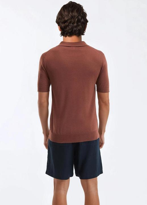 Immagine prodotto La Redoute Collections Kurzärmeliges Poloshirt mit V-Ausschnitt (3XL)