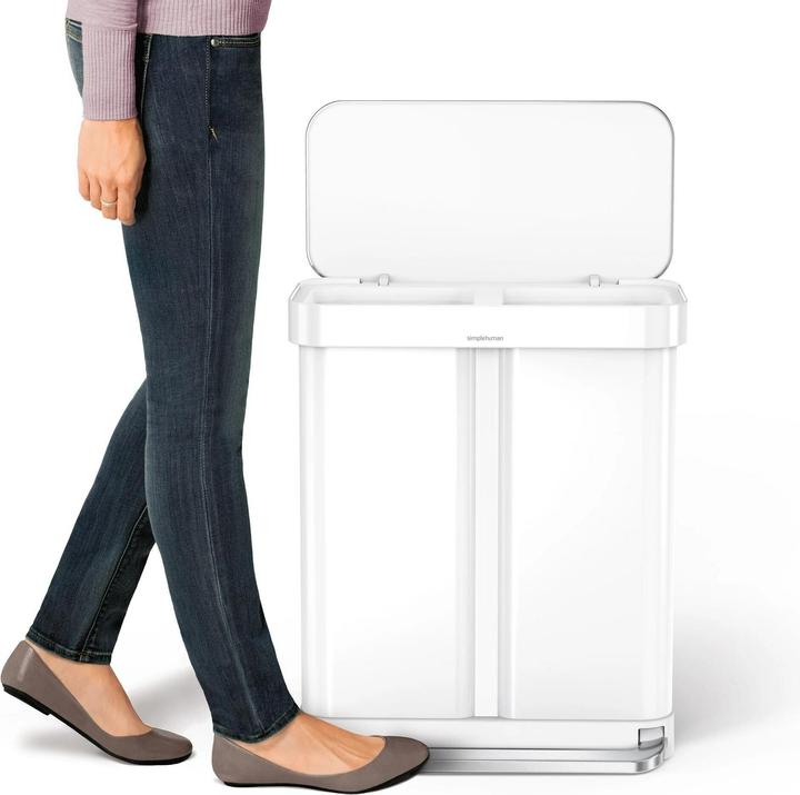 Actual product image Simplehuman Liner Pocket White Steel (58 l)