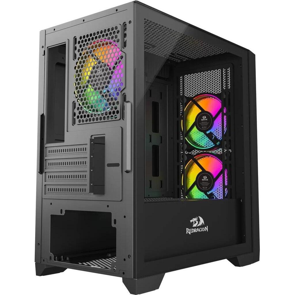 Redragon Paktis 2 case black (ITX), Case PC, Nero