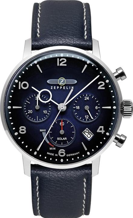 Actual product image Zeppelin Take a look at the Hindenburg Solar 80863n watch (Analogue wristwatch)