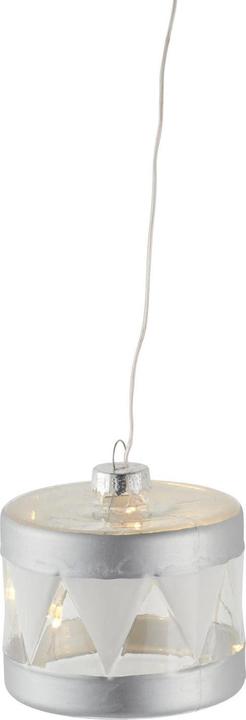 Sirius LED Baumschmuck Elly Trommel, Silber