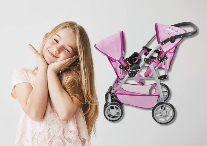 Produktbild Knorrtoys Zwillingspuppenwagen Milo - UMA. Das Einhorn