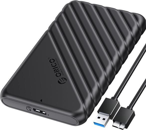Produktbild Orico 2.5' HDD / SSD Enclosure, 5 Gbps, USB 3.0 (Black) (2.5")