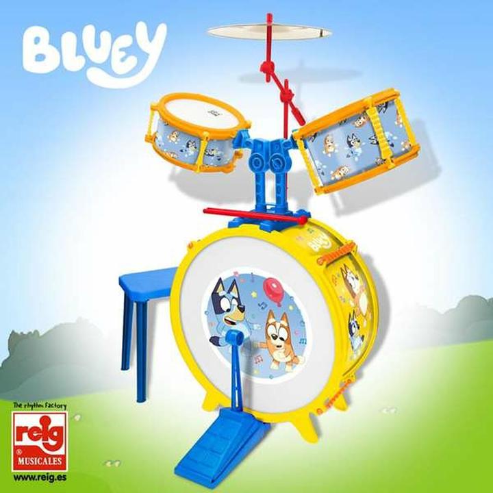 Produktbild Bluey Schlagzeug Für Kinder 55 x 36 x 38 cm (Spanisch)