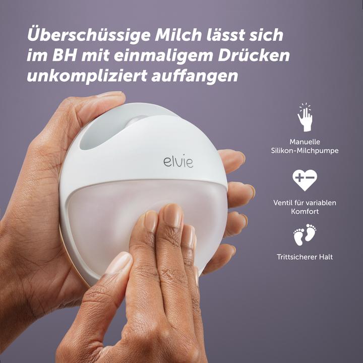 Productafbeelding Elvie Curve - Handmatige siliconen borstkolf voor in de bh (120 ml)