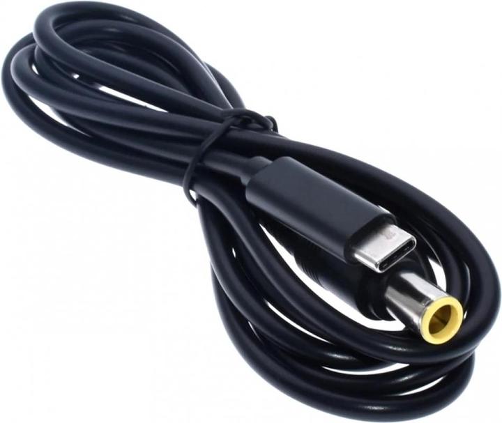 Actual product image PowerGuard USB-C to Lenovo IBM Thinkpad Cable Round Plug (7.9 x 5.4 mm) 1.5m (90 W)