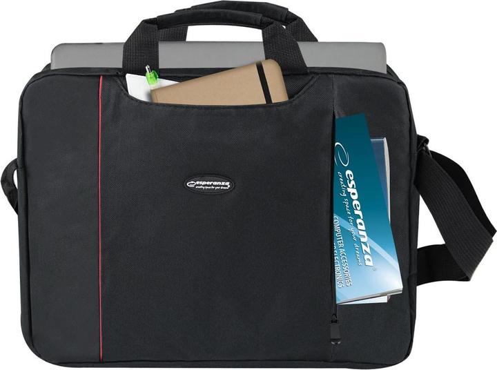 Actual product image Esperanza ET192 39.6 cm (15.6") Messenger case Black (15.60", Universal)