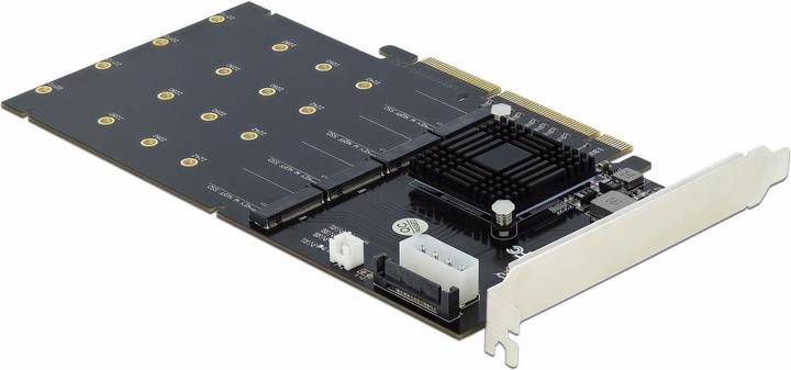 Produktbild Delock Host Bus Adapter PCI-Ex8 - 4x NVME M.2 bootfähig