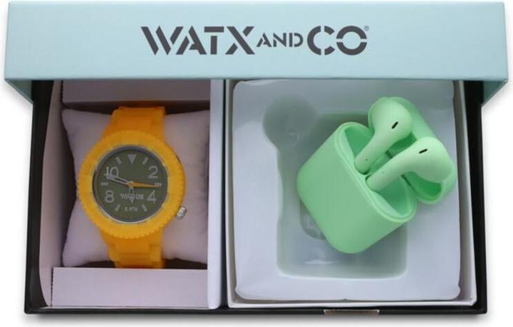 Actual product image Watxand Co WATX ANDCO analog WAPACKEAR18M orange Belts orange Belts (Analogue wristwatch, 43 mm)