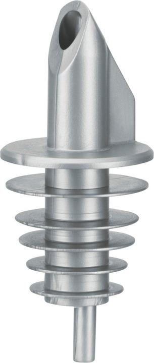 Ich-zapfe BILLY - Kunststoff-Ausgiesser für 0,5 - 1,5 lt. Flaschen - Silber - Mit 5 Lamellen (Dosierer + Ausgiesser)