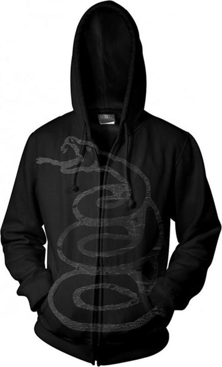Immagine prodotto Metallica Felpa con cappuccio Album nera con zip a tutta lunghezza (L)