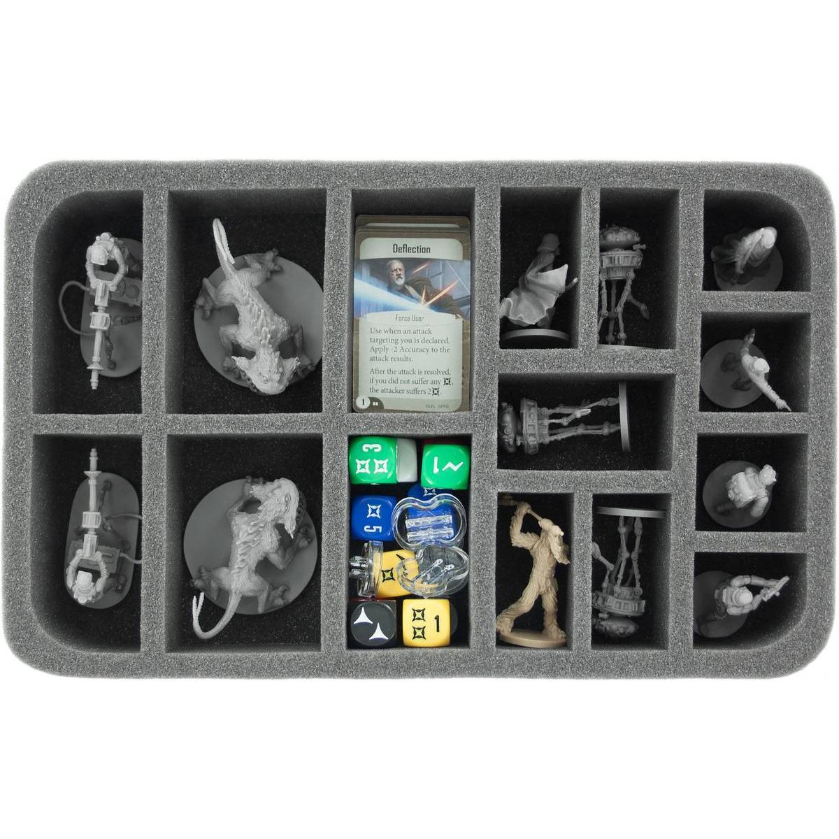 Feldherr HS050IA03 - Schiuma da 50 mm per 15 modelli di Star Wars Assalto Imperiale (Schiuma solida)