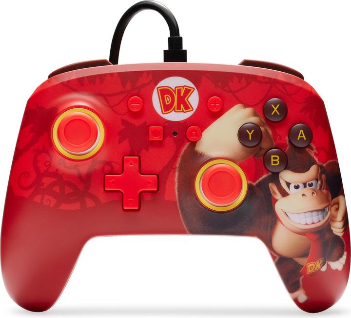 Produktbild PowerA Switch Controller Enhanced wired Donkey Kong Flex (Switch OLED, Switch)