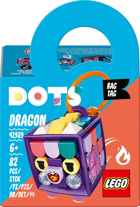 Produktbild LEGO Taschenanhänger Drache (41939, LEGO Dots)