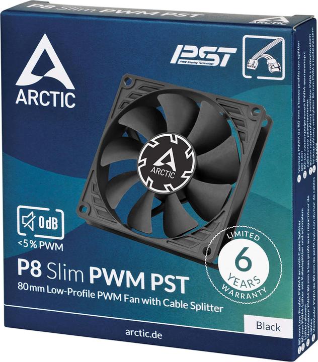 Produktbild Arctic P8 Slim PWM PST (80 mm, 1 x)