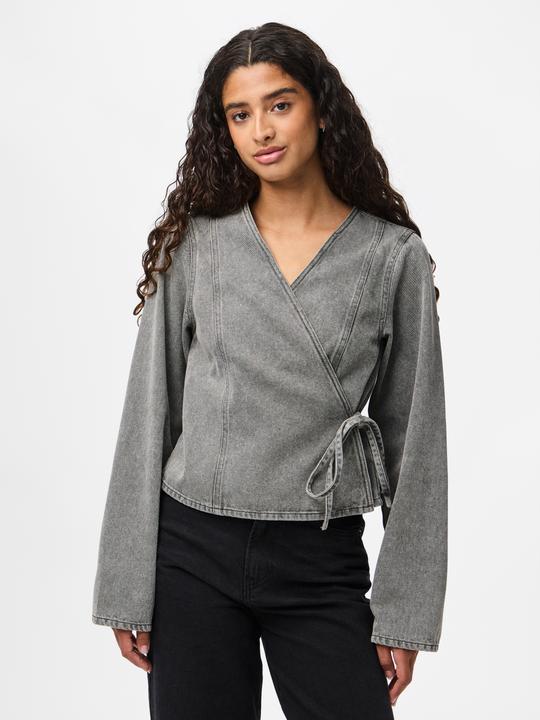 Image du produit Pieces PCFENNA DENIM Wickelbluse (S)