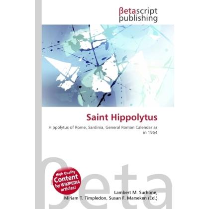 Saint Hippolytus, Sachbücher
