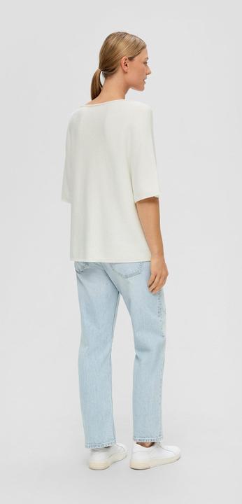 Produktbild s.Oliver Strickpullover Shirt mit U-Boot-Ausschnitt (46)