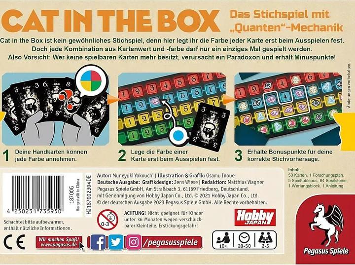 Produktbild Pegasus Cat in the Box (Deutsch, 2 - 5 Spieler)