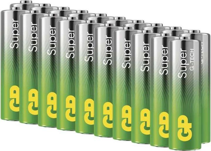 Actual product image GP Batteries GP alkaline battery SUPER AA (LR6)- 20ks (20 pcs., AA)