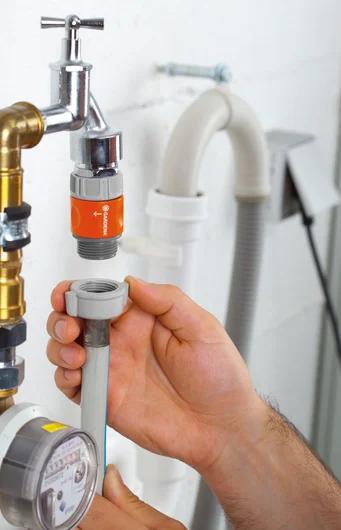 Actual product image Gardena Übergangsschlauchstück (Transition piece, 19 mm)