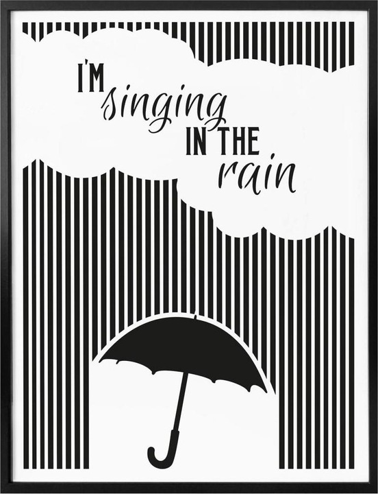 Produktbild Trenddeko I'm singing in the rain (100 x 120 cm)