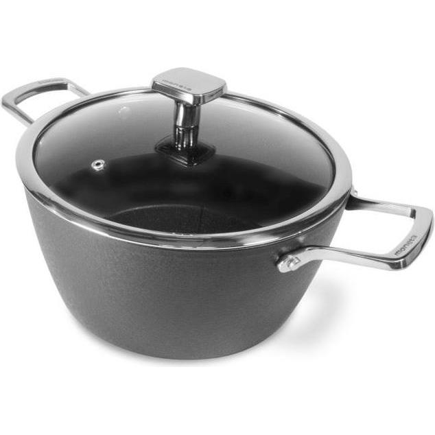 Moneta Armonia Induction Casserole Pan with Lid Non-Stick and Anti-Scratch Coating, Suitable for All Stovet, Pfanne + Ko...