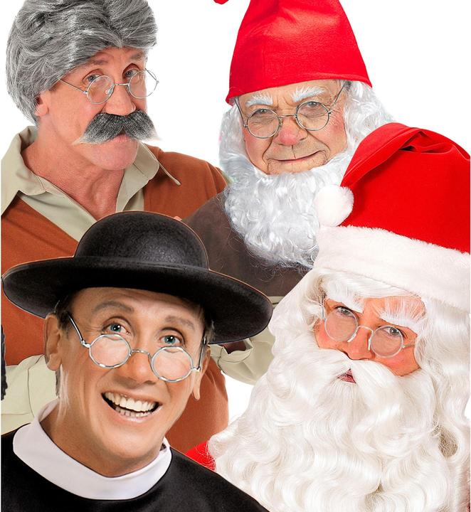 Produktbild Widmann Santa Brille Metall rund mit Gläser Silber