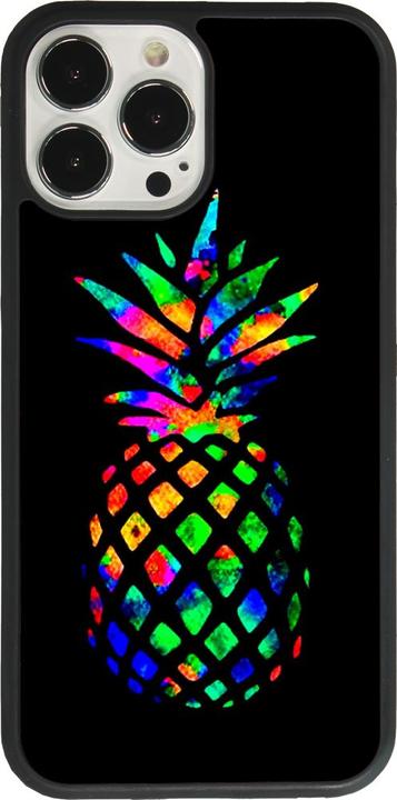 Image du produit PhoneLook Coque Silicone rigide noir Ananas Multi-colors (Apple iPhone 13 Pro Max)