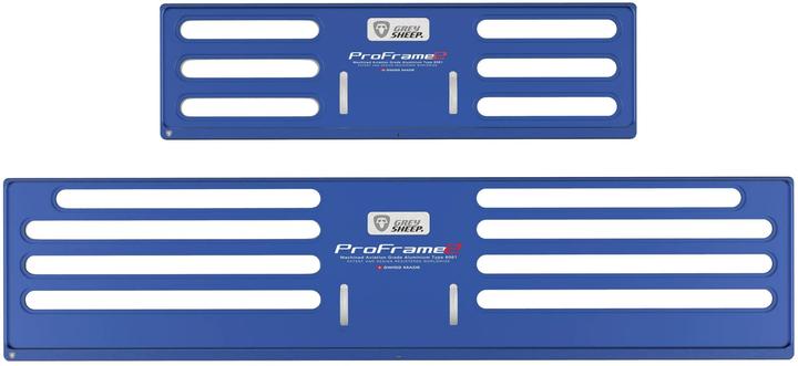 Actual product image Grey Sheep Number frame (Front + rear, Long format)