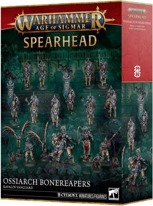 Warhammer Fantasy Age of Sigmar - Spearhead Ossiarch Bonereapers: Kavalos Vanguard (Plastic)