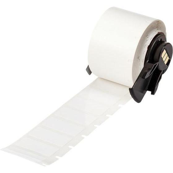 Brady, Etiketten, M6-17-423, Polyester, Weiss, glänzend, 25.40 x 12.70 mm, permanent (500 E.)