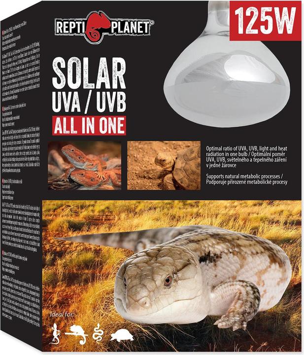 Repti Planet Terrarium lamp solar light with UVA & UVB 125 W (UVB, UVA)