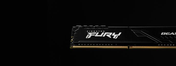 Actual product image Kingston FURY Beast (1 x 8GB, 3600 MHz, DDR4-RAM, DIMM)